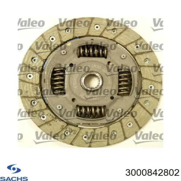 Комплект зчеплення (3 частини) Sachs 3000842802 ціна, від 100.84 USD