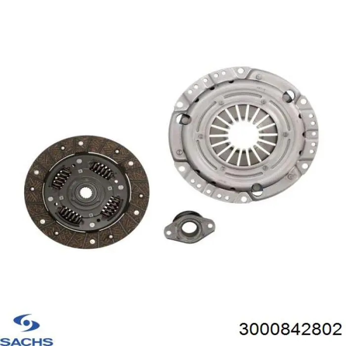 Купити 3000842802 Sachs Комплект зчеплення (диск, корзина, підшипник)