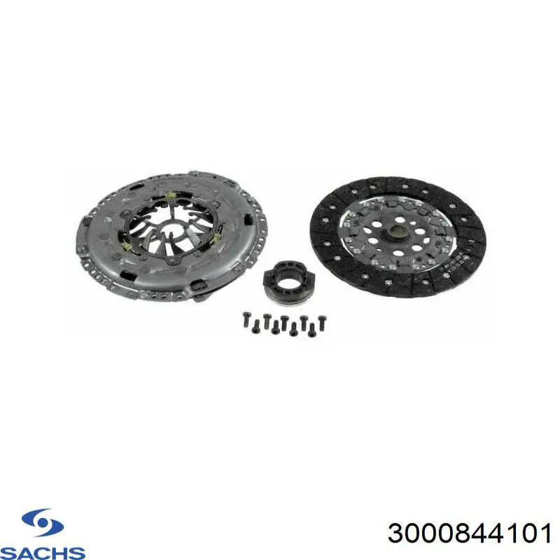 Купити 3000844101 Sachs Комплект зчеплення (диск, корзина, підшипник)