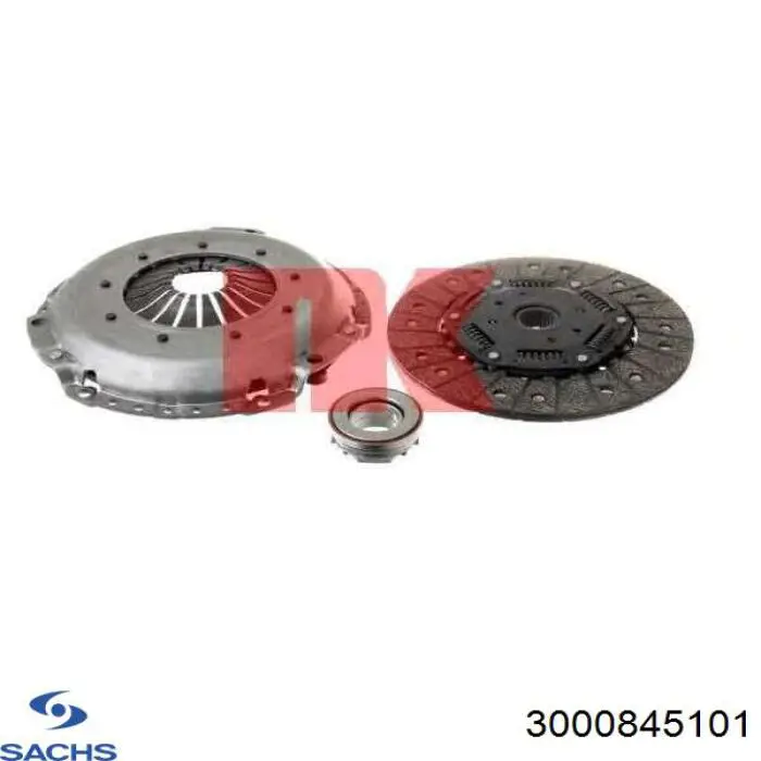 Комплект зчеплення (3 частини) Sachs 3000845101 ціна, від 132.61 USD
