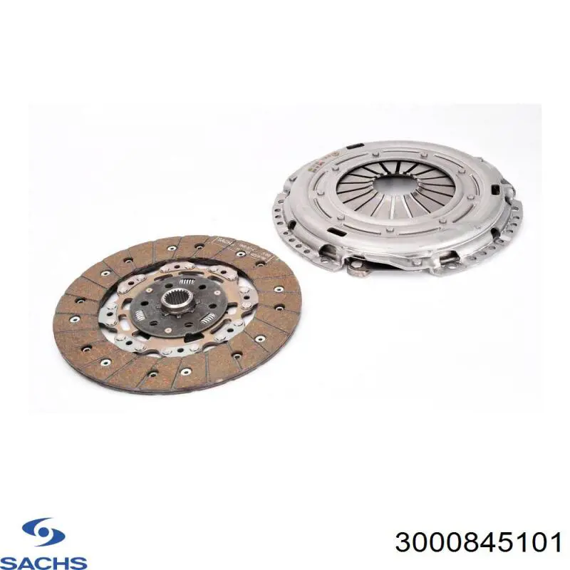 Купити 3000845101 Sachs Комплект зчеплення (диск, корзина, підшипник)