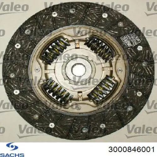 Комплект зчеплення (3 частини) Sachs 3000846001 ціна, від 101.90 USD