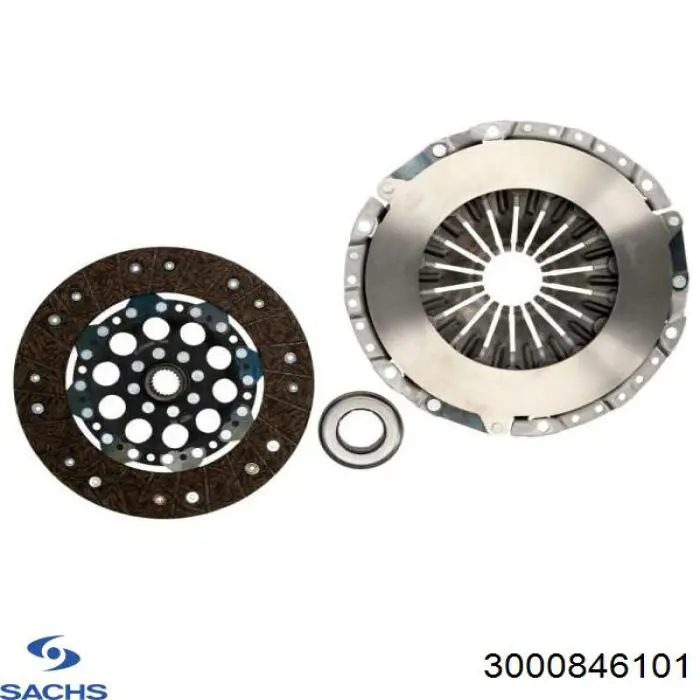 Комплект зчеплення (3 частини) Sachs 3000846101 ціна, від 209.38 USD