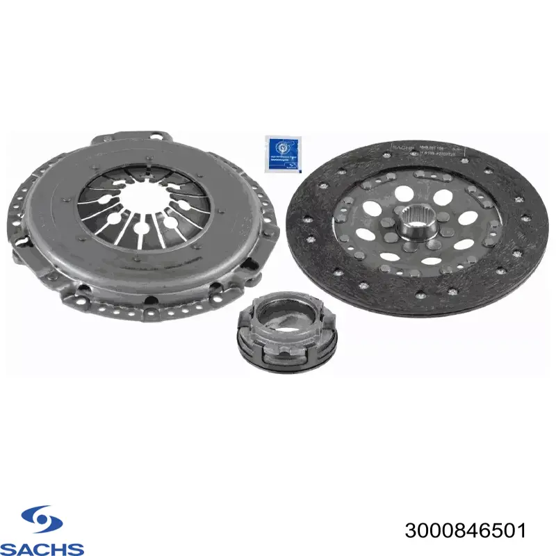 Комплект зчеплення (3 частини) Sachs 3000846501 ціна, від 196.39 USD