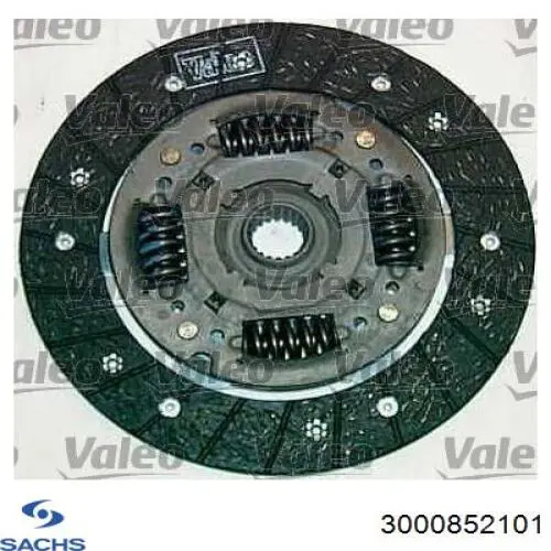 Комплект зчеплення (3 частини) Sachs 3000852101 ціна, від 61.36 USD