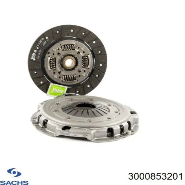 Купити 3000853201 Sachs Комплект зчеплення (диск, корзина, підшипник)