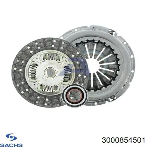 Купити 3000854501 Sachs Комплект зчеплення (диск, корзина, підшипник)