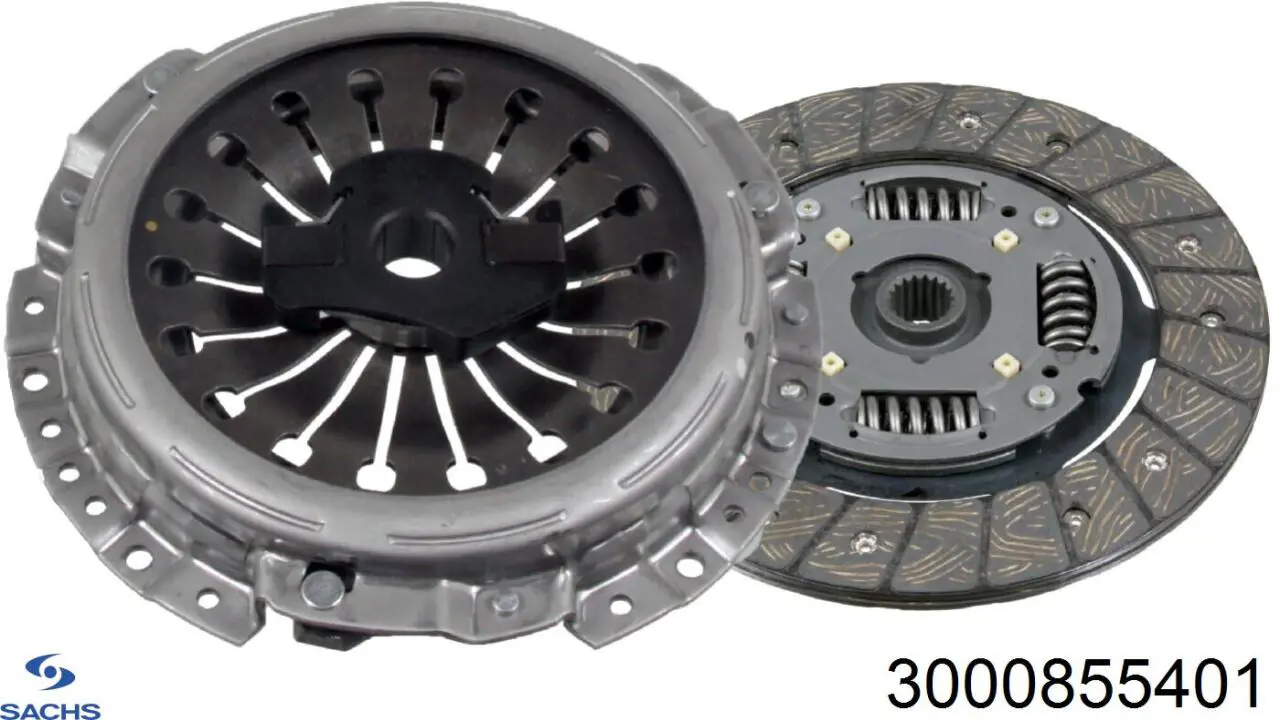 Купити 3000855401 Sachs Комплект зчеплення (диск, корзина, підшипник)