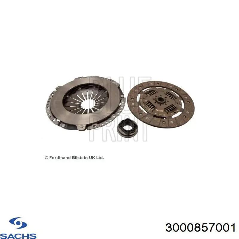 Комплект зчеплення (3 частини) Sachs 3000857001 ціна, від 307.23 USD
