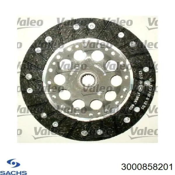 Комплект зчеплення (3 частини) Sachs 3000858201 ціна, від 112.16 USD