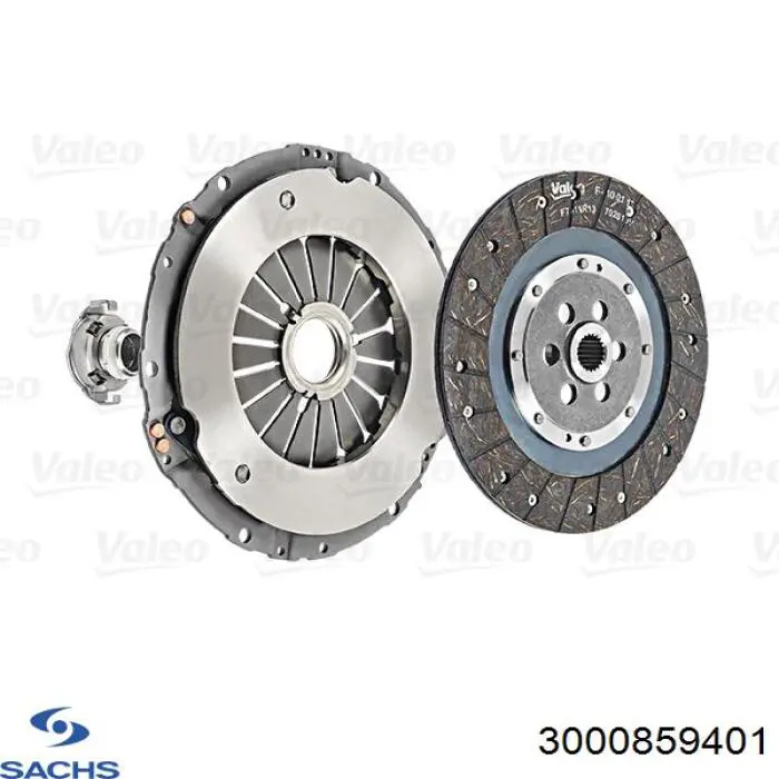 Комплект зчеплення (3 частини) Sachs 3000859401 ціна, від 87.78 USD