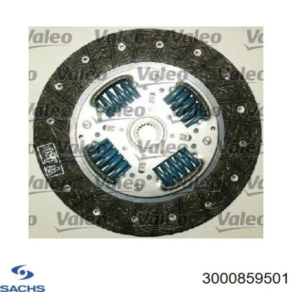 Комплект зчеплення (3 частини) Sachs 3000859501 ціна, від 118.42 USD