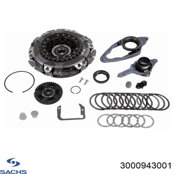 Комплект зчеплення (3 частини) Sachs 3000943001 ціна, від 535.59 USD