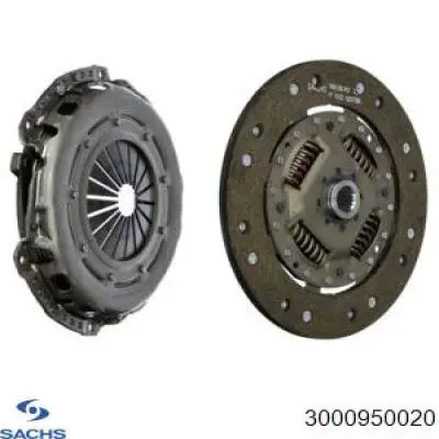 Купити 3000950020 Sachs Комплект зчеплення (диск, корзина, підшипник)