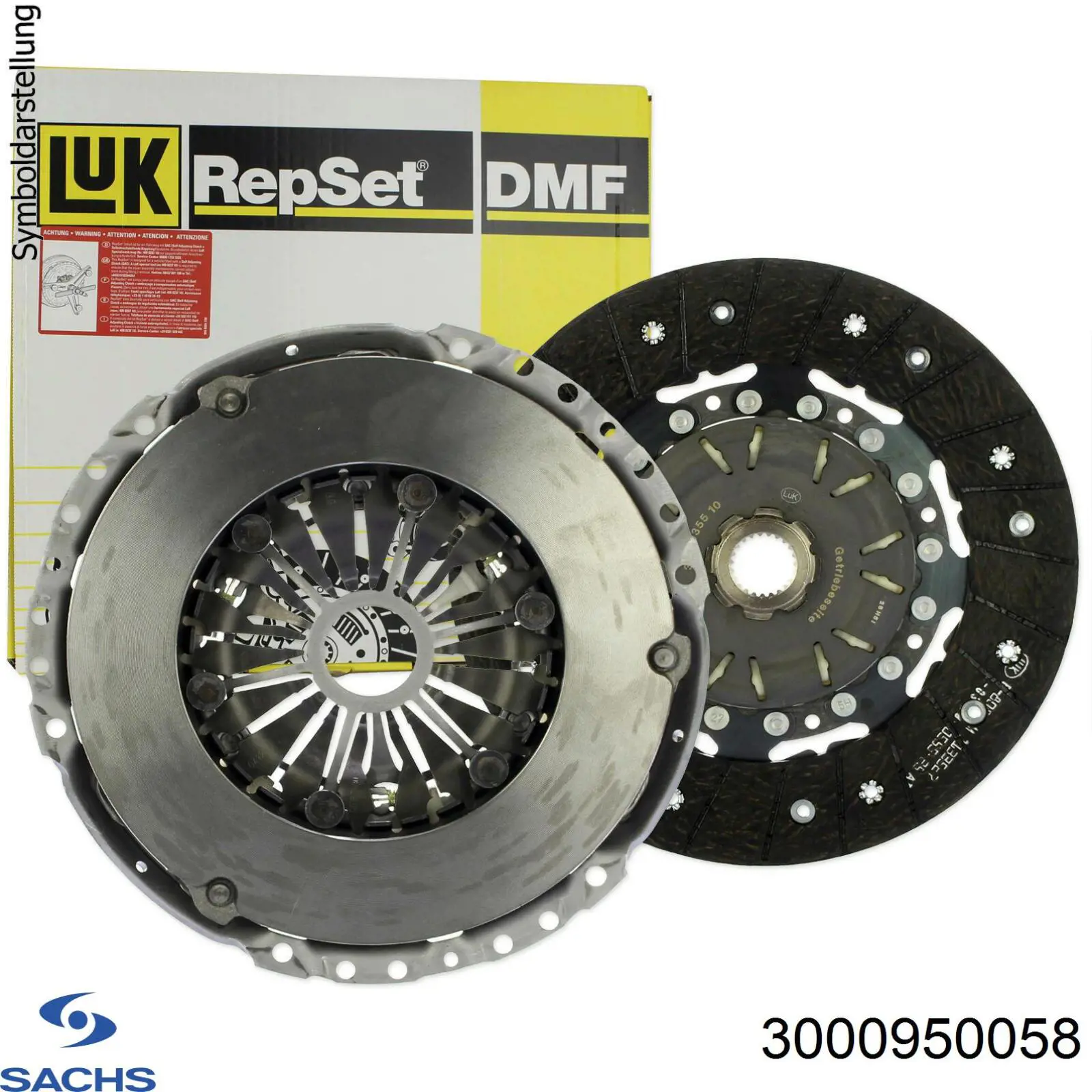 Купити 3000950058 Sachs Комплект зчеплення (диск, корзина, підшипник)
