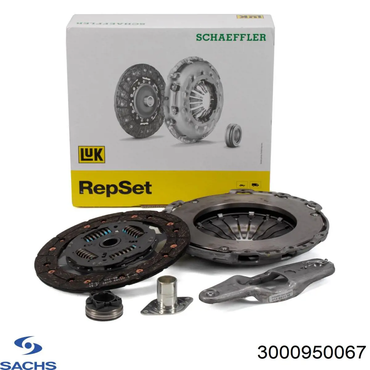 Купити 3000950067 Sachs Комплект зчеплення (диск, корзина, підшипник)