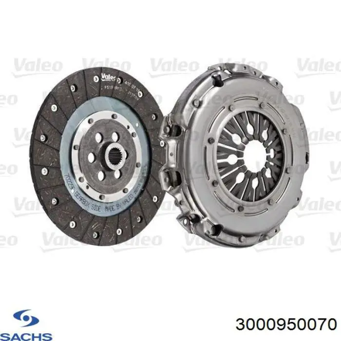 Купити 3000950070 Sachs Комплект зчеплення (диск, корзина, підшипник)