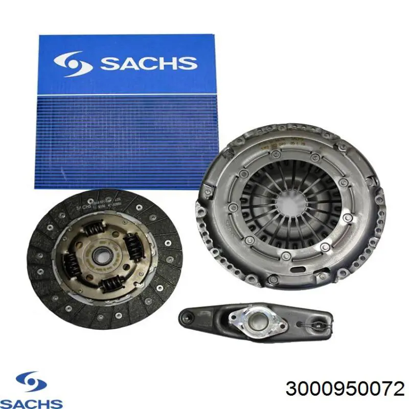 Комплект зчеплення (3 частини) Sachs 3000950072 ціна, від 224.26 USD