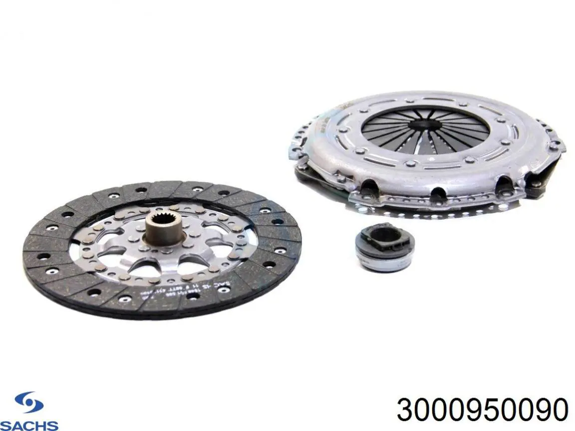 Комплект зчеплення (3 частини) Sachs 3000950090 ціна, від 132.79 USD