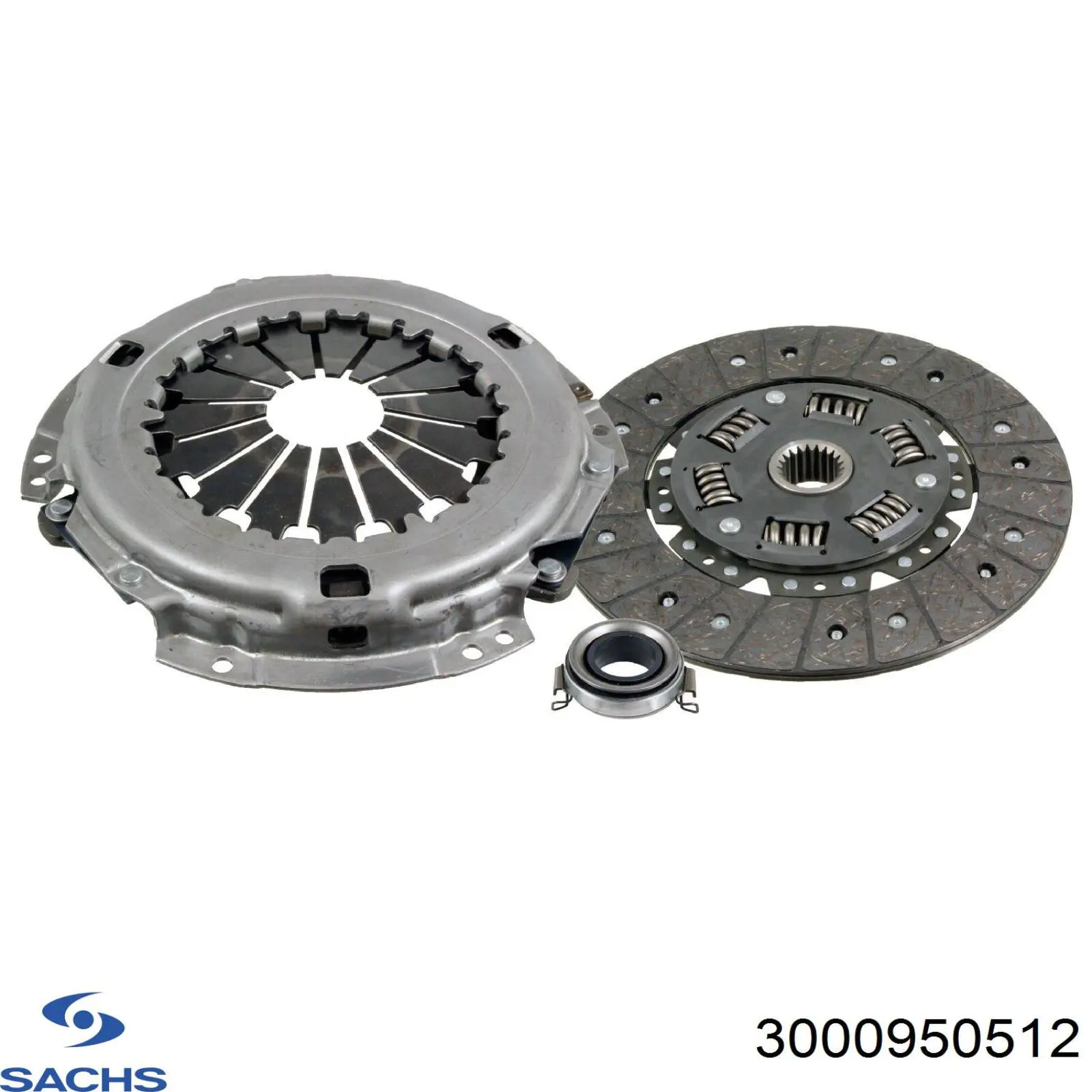 Комплект зчеплення (3 частини) Sachs 3000950512 ціна, від 151.28 USD