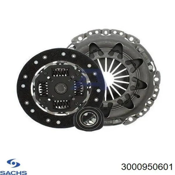 Купити 3000950601 Sachs Комплект зчеплення (диск, корзина, підшипник)