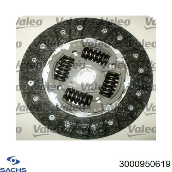 3000950619 Sachs Зчеплення в зборі
