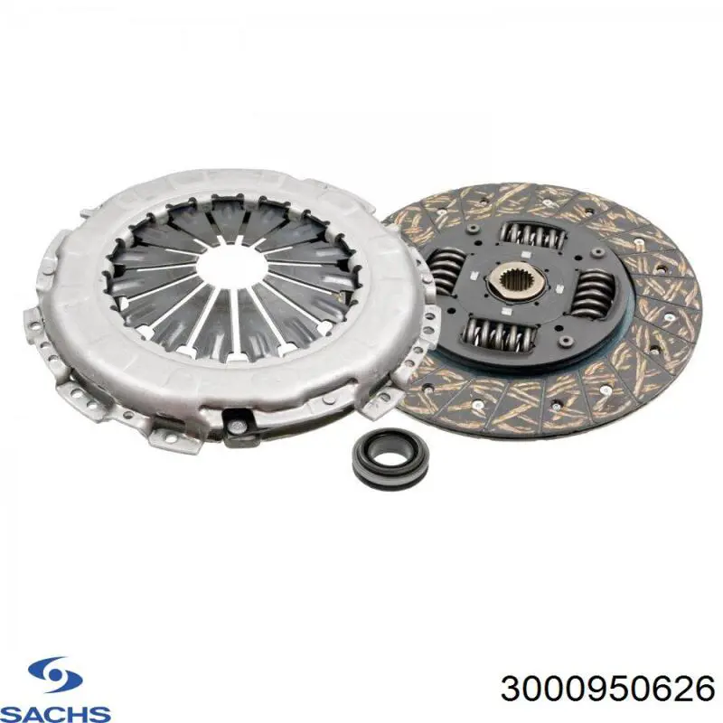 Комплект зчеплення (3 частини) Sachs 3000950626 ціна, від 141.67 USD