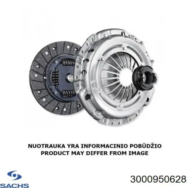 Комплект зчеплення (3 частини) Sachs 3000950628 ціна, від 182.48 USD