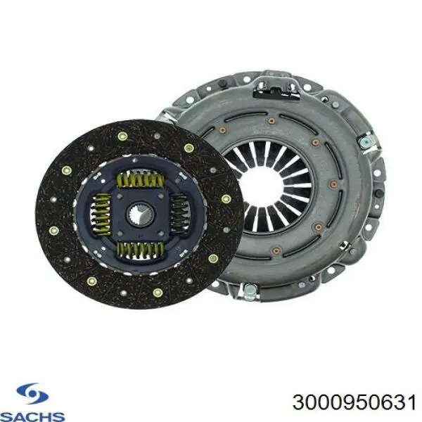 3000950631 Sachs Зчеплення в зборі