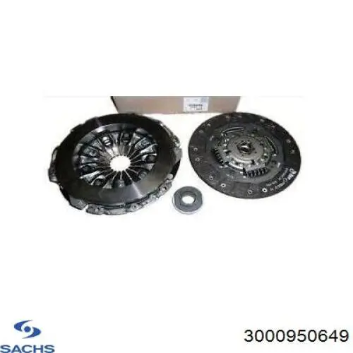 Купити 3000950649 Sachs Комплект зчеплення (диск, корзина, підшипник)