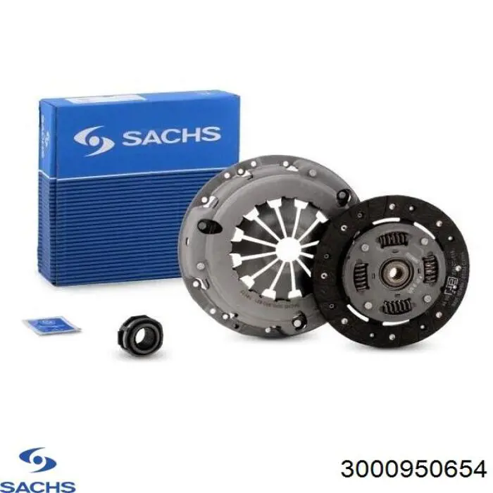 Комплект зчеплення (3 частини) Sachs 3000950654 ціна, від 165.50 USD