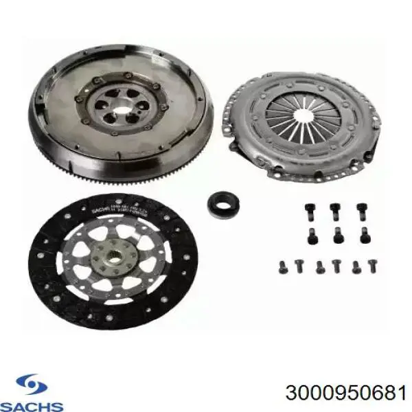 Купити 3000950681 Sachs Комплект зчеплення (диск, корзина, підшипник)
