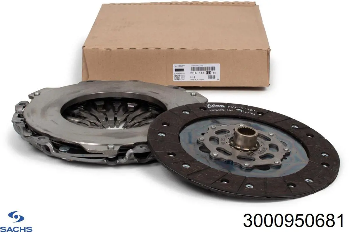 Комплект зчеплення (3 частини) Sachs 3000950681 ціна, від 221.32 USD