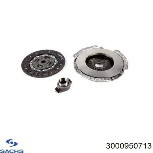 Комплект зчеплення (3 частини) Sachs 3000950713 ціна, від 293.35 USD