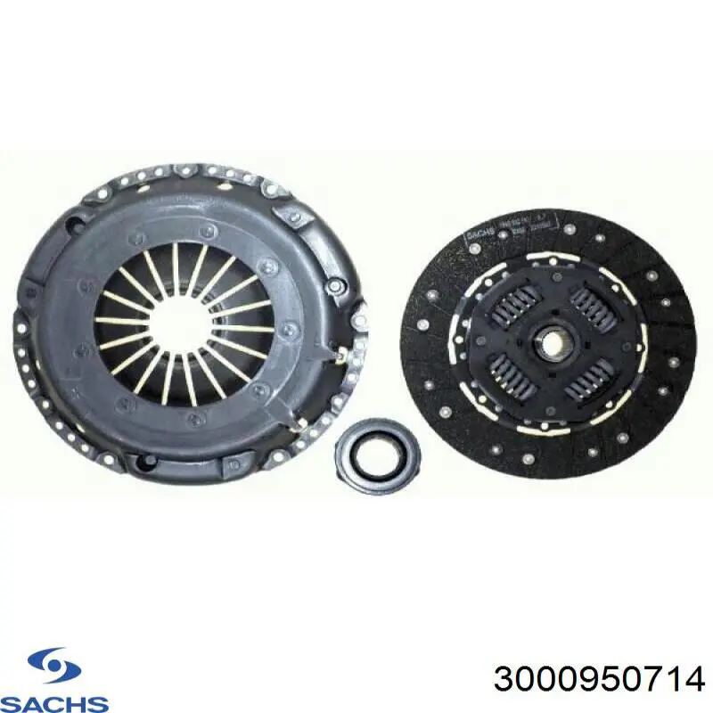 Купити 3000950714 Sachs Комплект зчеплення (диск, корзина, підшипник)