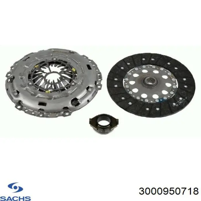 Комплект зчеплення (3 частини) Sachs 3000950718 ціна, від 333.86 USD