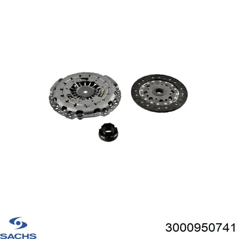 Купити 3000950741 Sachs Комплект зчеплення (диск, корзина, підшипник)