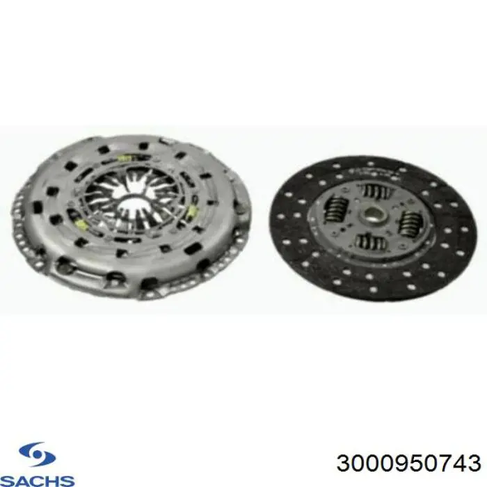 Купити 3000950743 Sachs Комплект зчеплення (диск, корзина, підшипник)