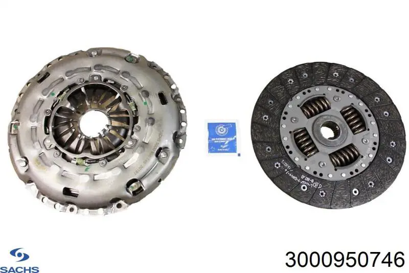 Комплект зчеплення (3 частини) 3000950746 Sachs