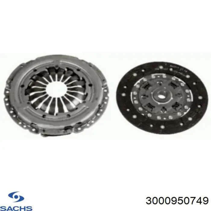 Купити 3000950749 Sachs Комплект зчеплення (диск, корзина, підшипник)