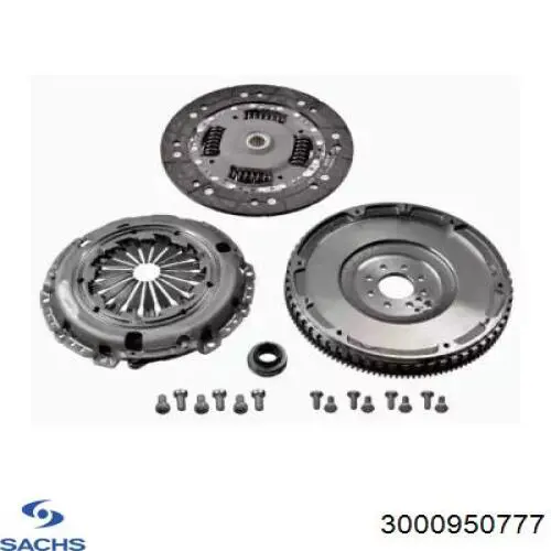 Комплект зчеплення (3 частини) Sachs 3000950777 ціна, від 132.22 USD