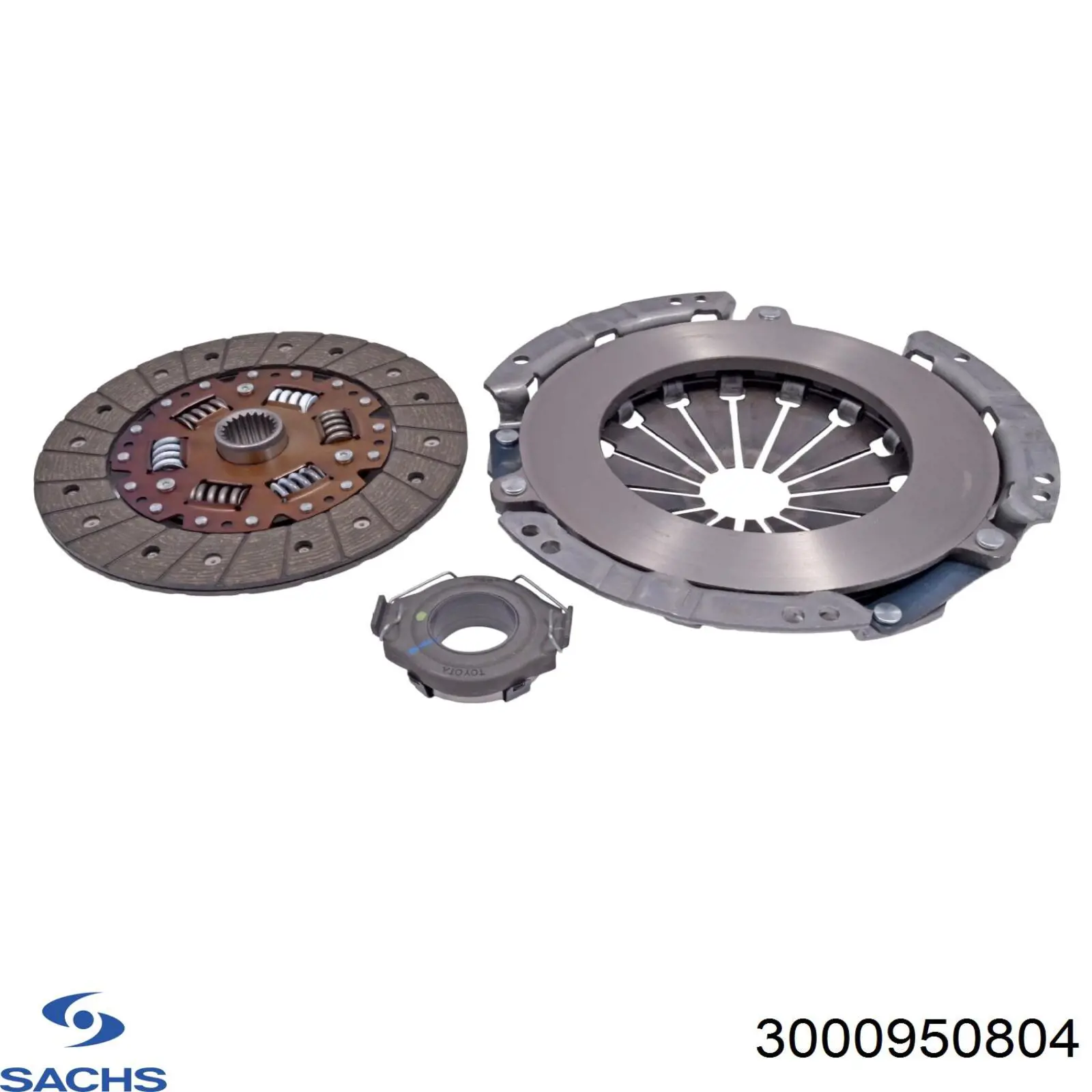Купити 3000950804 Sachs Комплект зчеплення (диск, корзина, підшипник)
