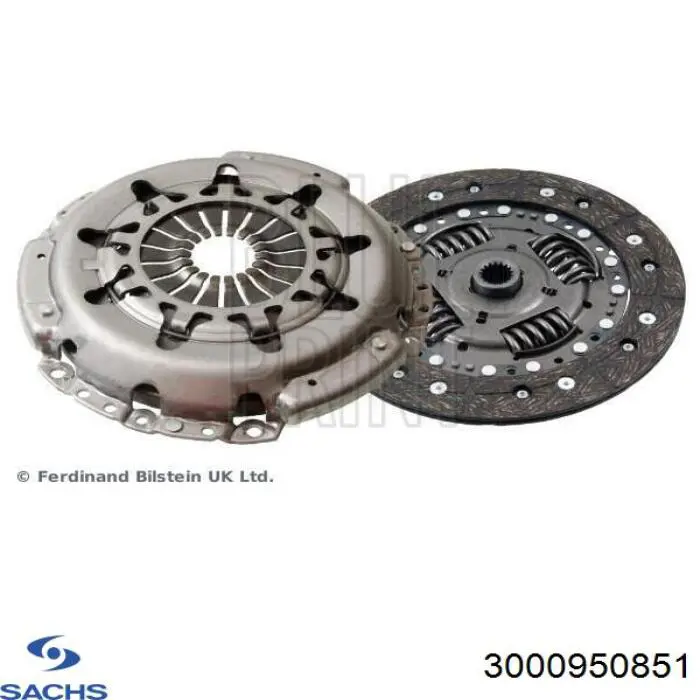Комплект зчеплення (3 частини) Sachs 3000950851 ціна, від 154.85 USD