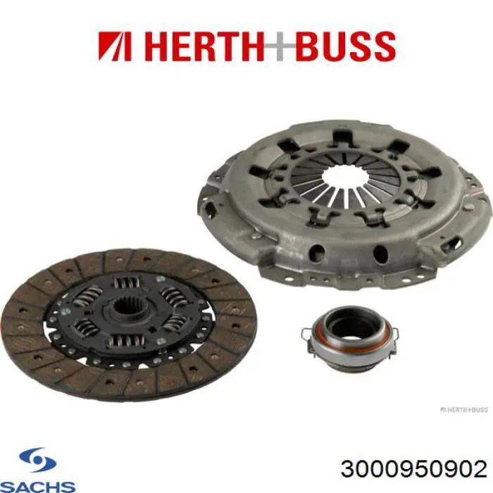 Комплект зчеплення (3 частини) Sachs 3000950902 ціна, від 149.84 USD