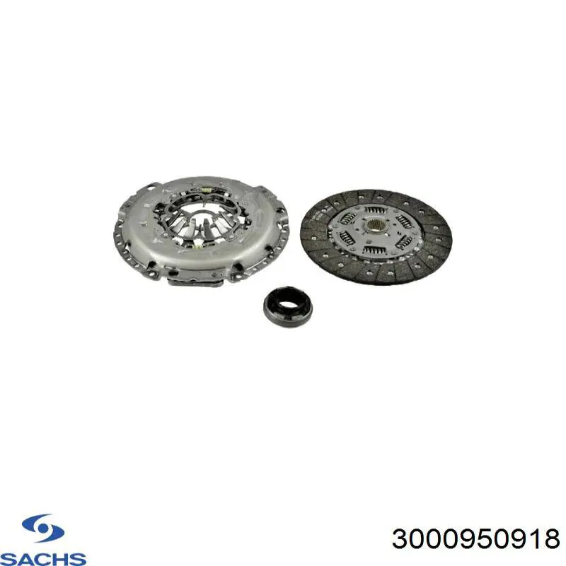 Купити 3000950918 Sachs Комплект зчеплення (диск, корзина, підшипник)