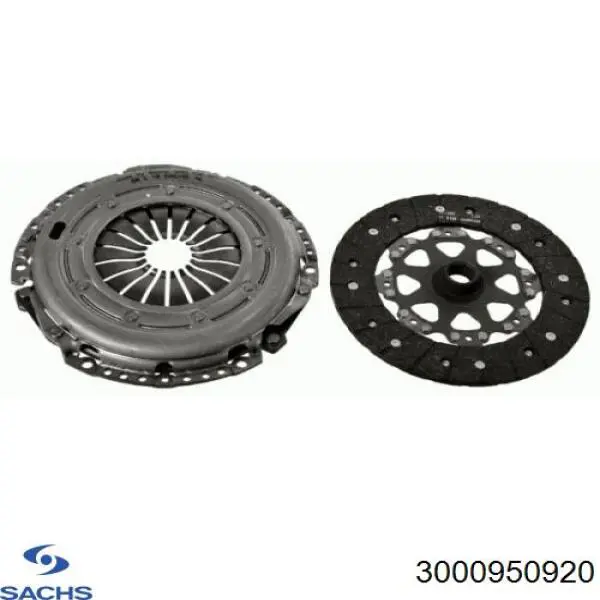 Купити 3000950920 Sachs Комплект зчеплення (диск, корзина, підшипник)