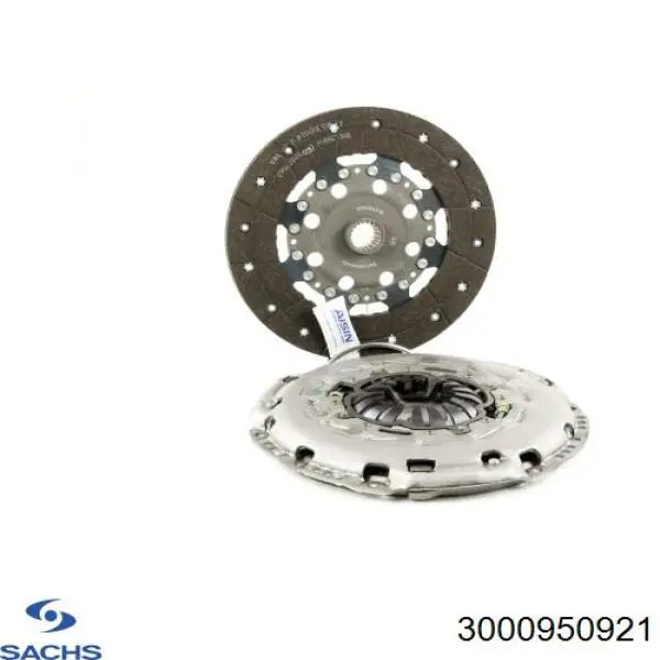 Комплект зчеплення (3 частини) Sachs 3000950921 ціна, від 405.70 USD