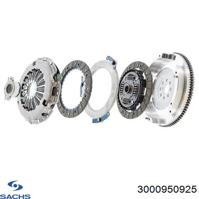 Купити 3000950925 Sachs Комплект зчеплення (диск, корзина, підшипник)
