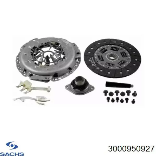 Купити 3000950927 Sachs Комплект зчеплення (диск, корзина, підшипник)