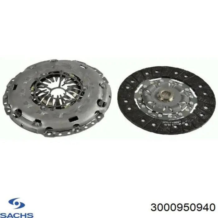 Купити 3000950940 Sachs Комплект зчеплення (диск, корзина, підшипник)